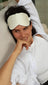 Silk sleep mask "Creamy"