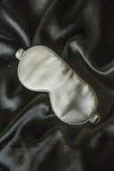 Шелковая маска для сна "Серый"