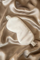 Silk sleep mask "Creamy"