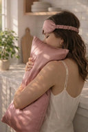 Шовкова наволочка, колір "Ягідний"