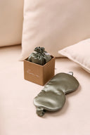 Silk Sleep Mask "Pistachio"