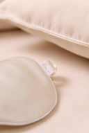 Silk sleep mask "Creamy"