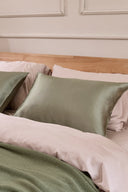 Шовкова наволочка, колір "Фісташковий"