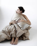 Шовкова наволочка, колір "Сірий"