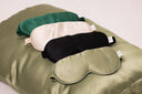 Silk Sleep Mask "Dark Green" 365 STUDIO