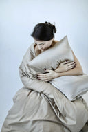 Шовкова наволочка, колір "Сірий"