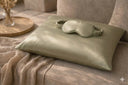 Silk Sleep Mask "Pistachio"
