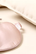 Silk sleep mask, color "Powder Pink"