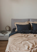 Plain blanket "Sand"