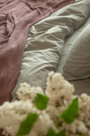 Плед - покрывало однотонный «Пудровый»