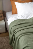 Плед, колір "Зелений чай"