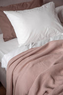Fleece Blanket - Solid Color "Powder Pink"