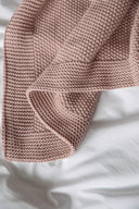 Fleece Blanket - Solid Color "Powder Pink"