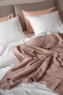 Fleece Blanket - Solid Color "Powder Pink"
