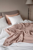 Fleece Blanket - Solid Color "Powder Pink"