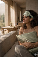 Silk Sleep Mask "Pistachio"