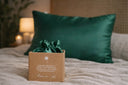 Шелковая наволочка «Темно – зеленый» - 365 STUDIO