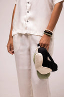 Silk sleep mask, color "Champagne" & 365 STUDIO