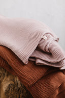 Fleece Blanket - Solid Color "Powder Pink"