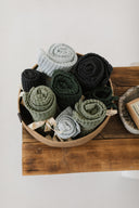 Вафельное полотенце "Графит"