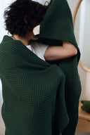 Waffle towel "Rich Green"