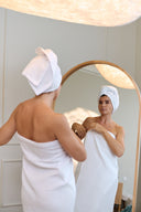 Waffle towel "White"