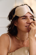 Silk Sleep Mask "Sand"