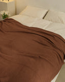 Плед - покривало однотонний "Гірчичне"