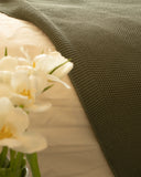 Плед, колір "Зелений чай"