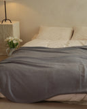 Плед - покривало однотонний "Сірий" 