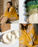 Плед та шовкова маска для сну