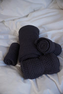 Waffle towel "Blue"