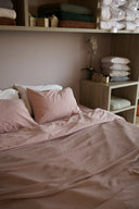 Плед - покривало однотонний "Пудровий" 