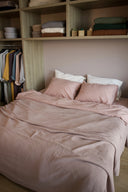 Плед - покривало однотонний "Пудровий" 