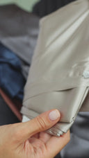 Шелковая маска для сна "Серый"