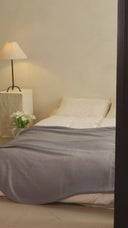 Плед - покрывало однотонный «Серый»