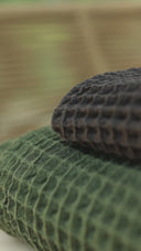 Вафельное полотенце "Графит"