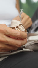 Шовкова маска для сну, колір "Піщаний"