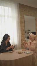 Халат из текстурного хлопка "Графит"