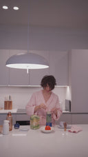 Textured Cotton Robe "Pink"