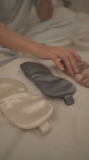 "Graphite" Silk Sleep Mask