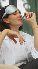 Silk Sleep Mask "Turquoise"