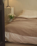 Плед - покривало однотонний «Пісочний»